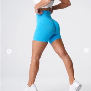 NGVTN Blue Shorts in Caribbean Blue